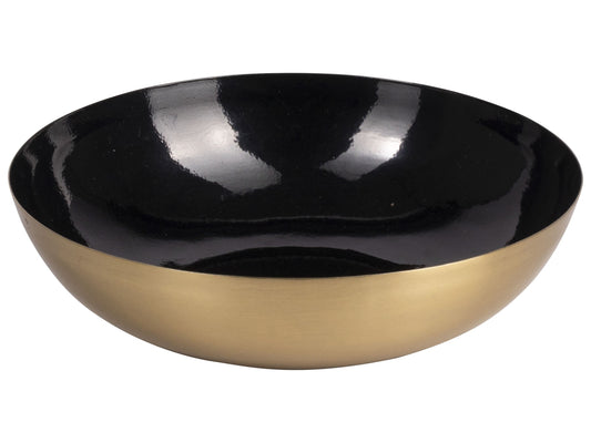 Gusta Deco Schaal Ø24X7,5 cm Goud/Blauw