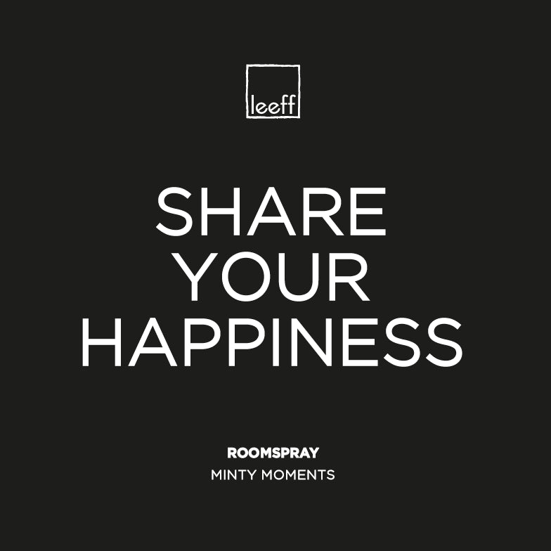 Leeff-Roomspray Minty Moments SHARE YOUR HAPINESS