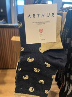 Arthur- DamesKousen 36/40 Croissants Blauw