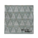 Boltze - Servetten Scarlett Lichtgroen met Kerstbomen