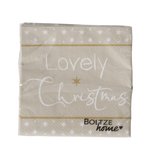 Boltze - Servetten Grace Beige Lovely Christmas