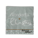 Boltze - Servetten Grace Donkergroen Wonderful Christmas