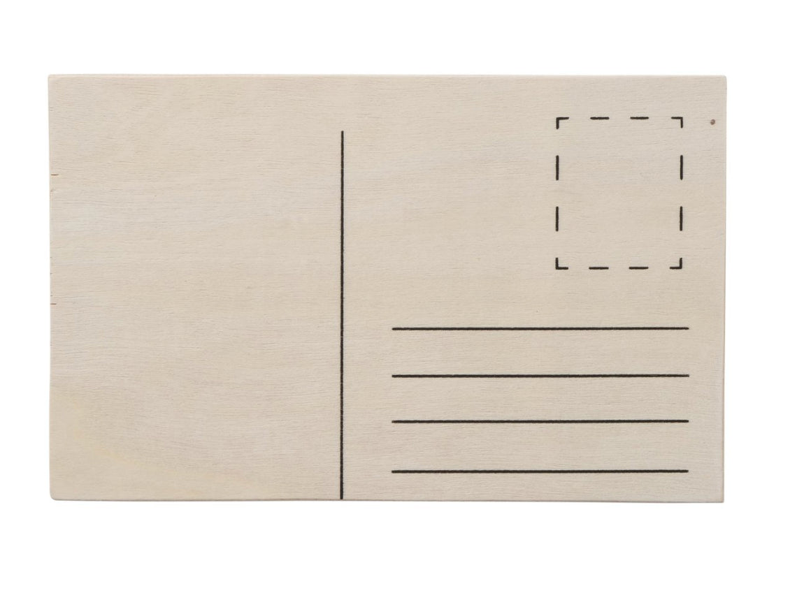 Postkaart hout Trilly