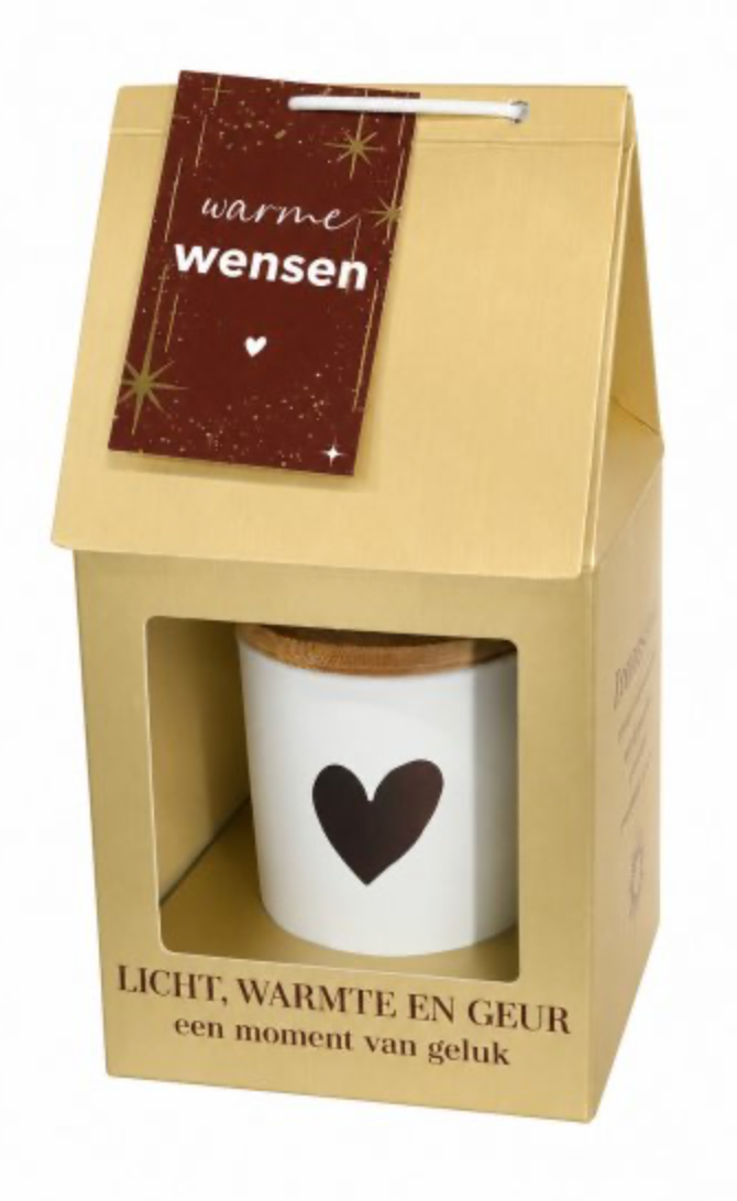 KaarsHuisje Kado Gold Feestdagen