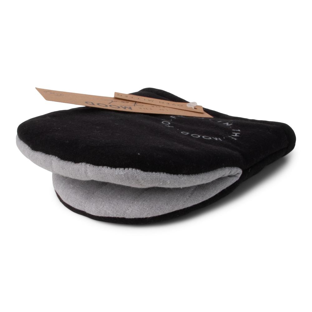 Senza Ovenhandschoen Zwart MOOD FOR FOOD