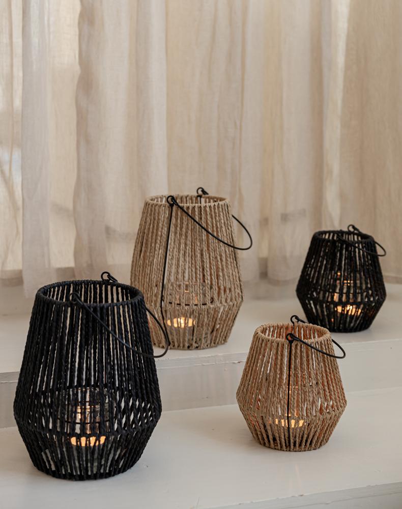 Jens Living Lantaarn Jacky Zwart Large