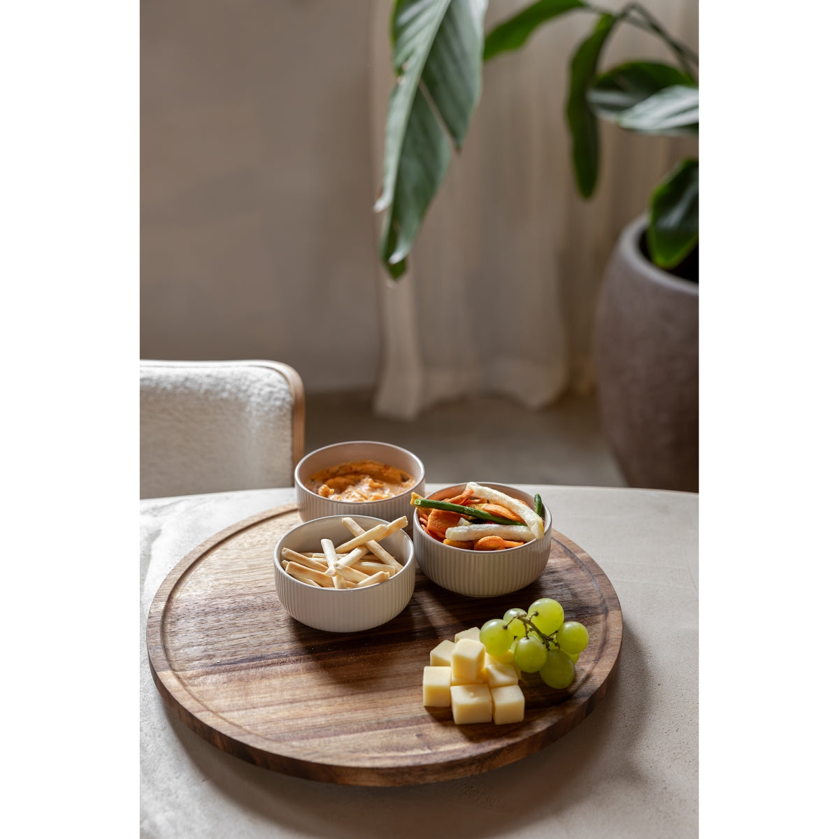 Jens Living Draaiplateau Lazy Bob Beige