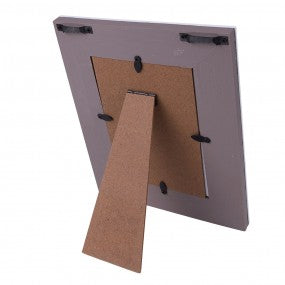 Fotolijst 10x15 cm Grijs wit veertjes