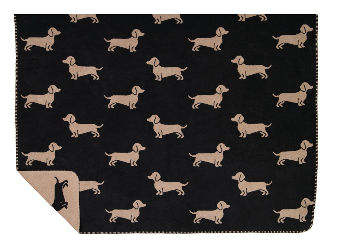 Deken 150/200 We love Dogs Teckels