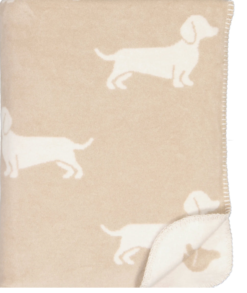 Deken 150/200 We love Dogs Teckels