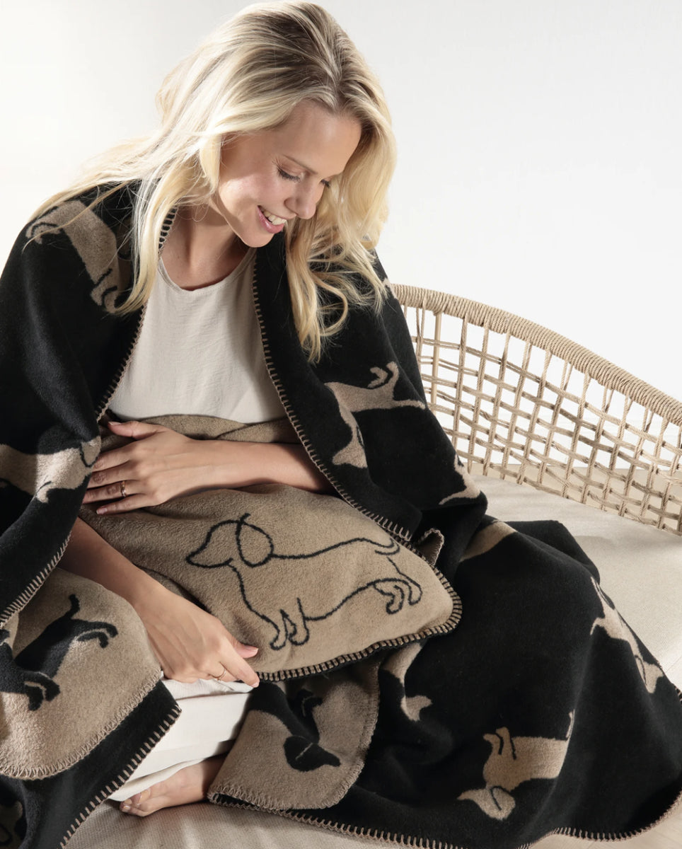 Deken 150/200 We love Dogs Teckels