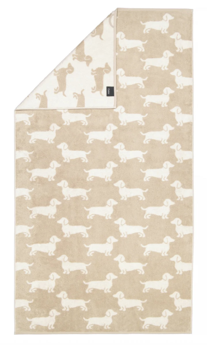 DoucheHanddoek 80/150 We love Dogs Teckels