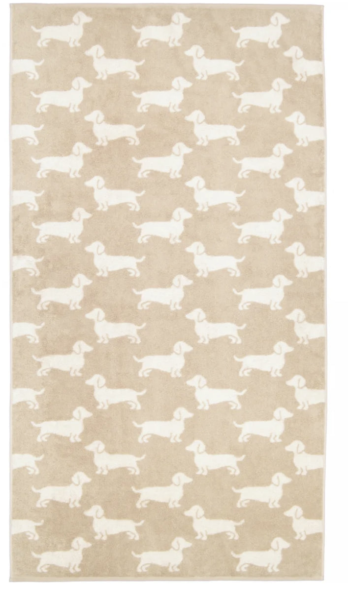 DoucheHanddoek 80/150 We love Dogs Teckels