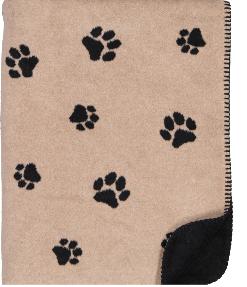 Deken 150/200 We love Dogs pootjes
