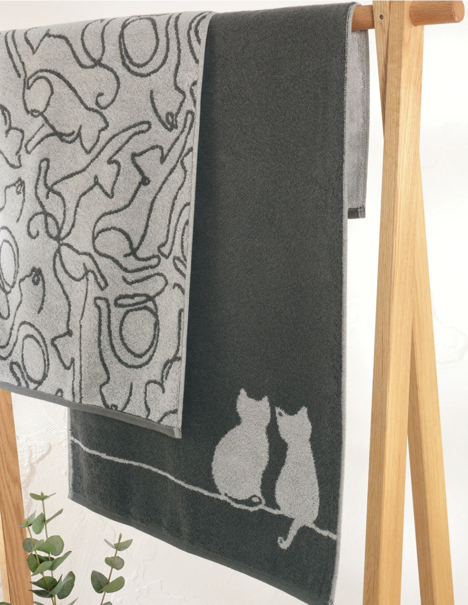 DoucheHanddoek 80/150 Cats print