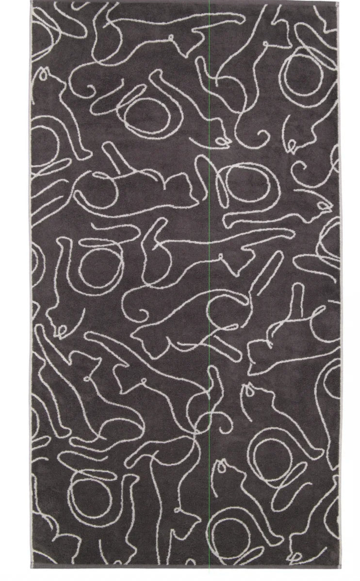 DoucheHanddoek 80/150 Cats print