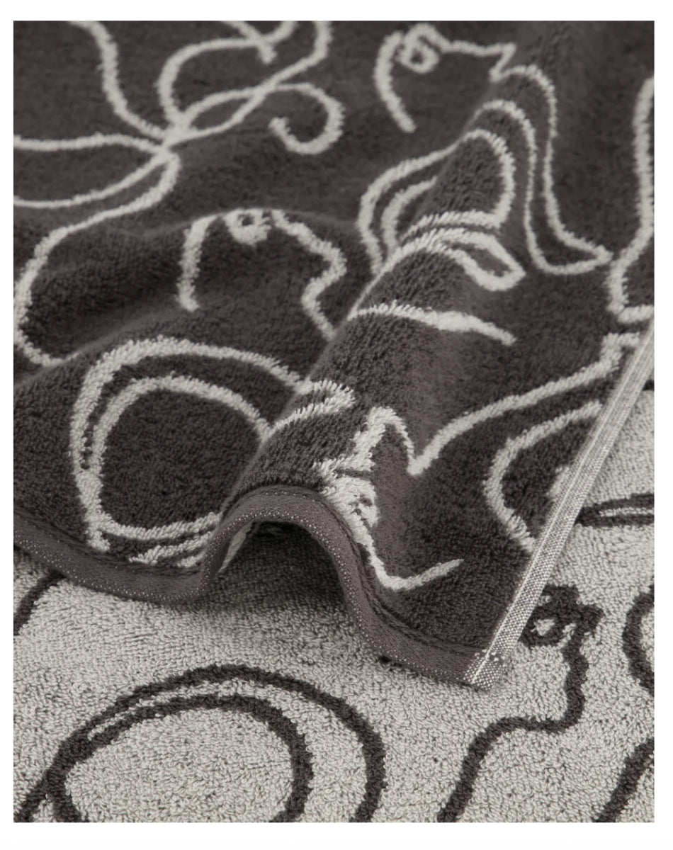 DoucheHanddoek 80/150 Cats print
