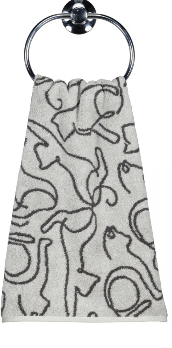 Handdoek 50/100 Cats print