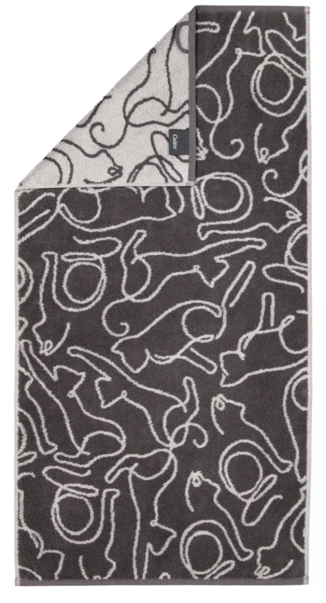 Handdoek 50/100 Cats print
