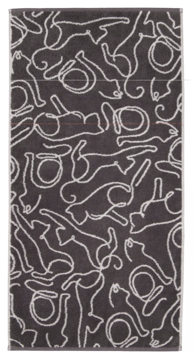 Handdoek 50/100 Cats print