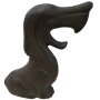 Flesopener Ijzer Bruin Hond 10 cm