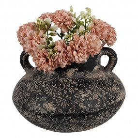 Bloempot Grijs Keramiek Ø 21X13 cm