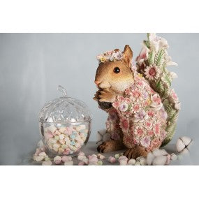 Bonbonniere Transparant potje eikel Ø 11x15 cm