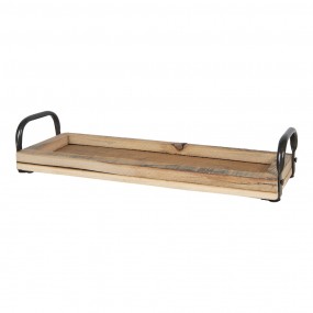 Decoratief Dienblad Bruin Hout 41X14X7 CM