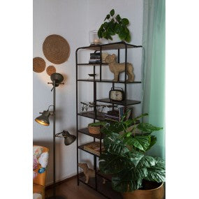 BEELD TECKEL 39X14X24 CM BRUIN POLYRESIN