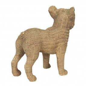 BEELD BULLDOG 31X16X30 CM BRUIN POLYRESIN