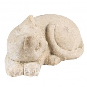 BEELD KAT 25X15X12 CM STEEN