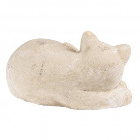BEELD KAT 25X15X12 CM STEEN