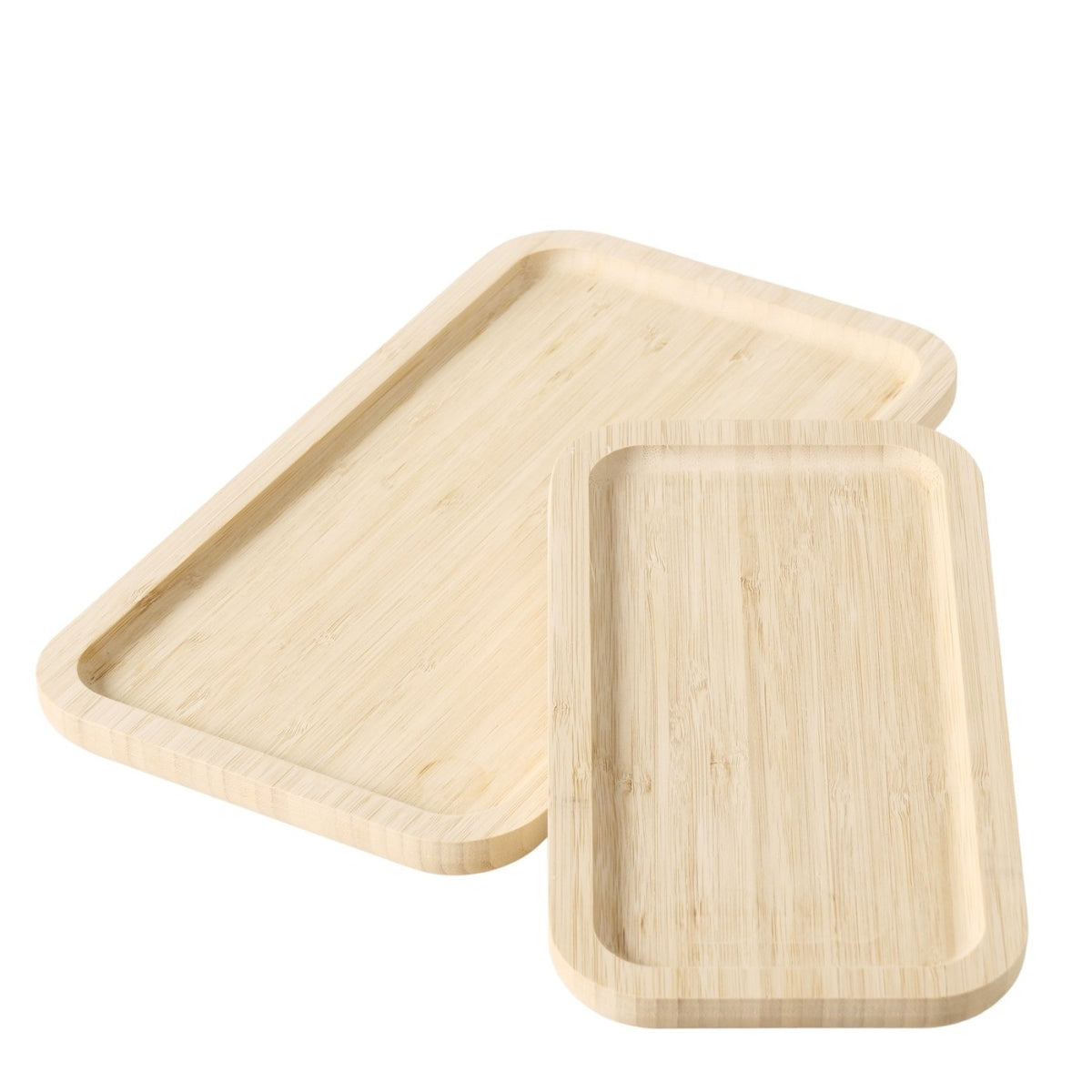Serveerschaal Binla L 30cm bamboe hout rechthoek