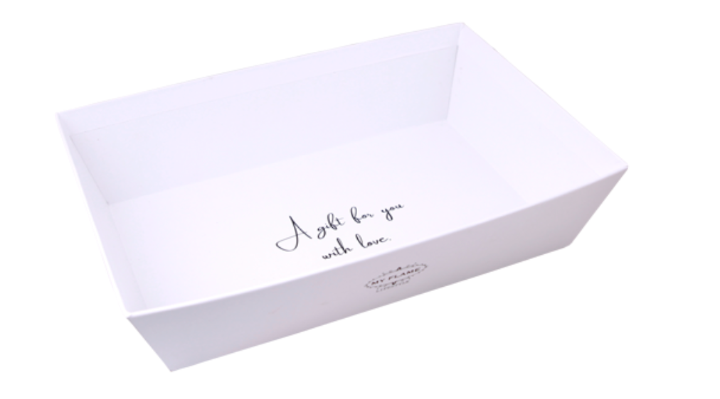 MyFlame CADEAUMAND WIT 30x20x7cm