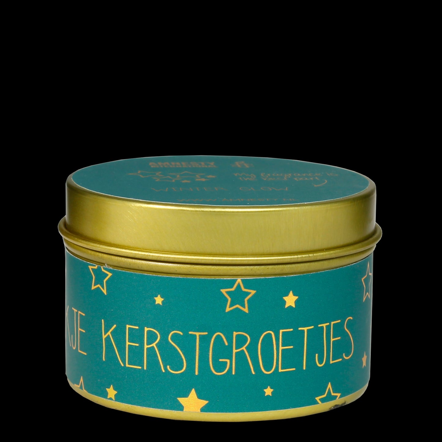 SOJAKAARS XS GROEN BLIKJE KERSTGROETJES:WINTER GLOW