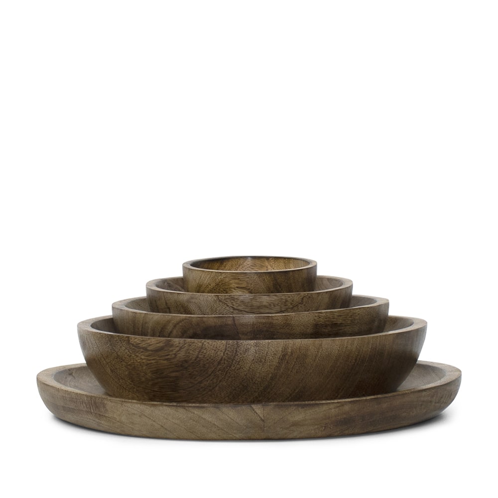 Schaal mango hout 25cm