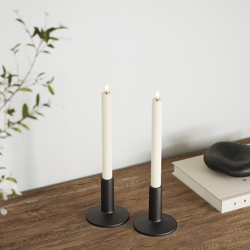 LED Kroonkaars Cream 2 Stuks, Ø 2,2 X 24 Cm