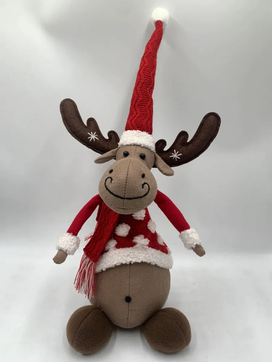 Eland 53 cm rood met witte bol