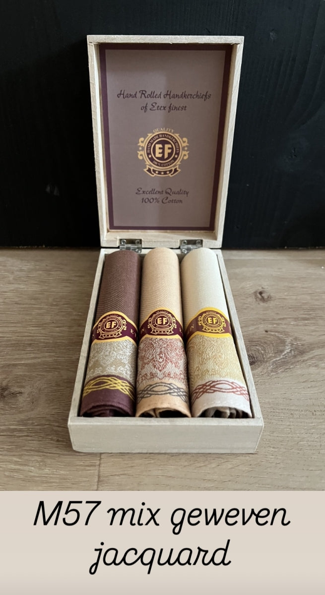Etex Herenzakdoek M57 Set van 3