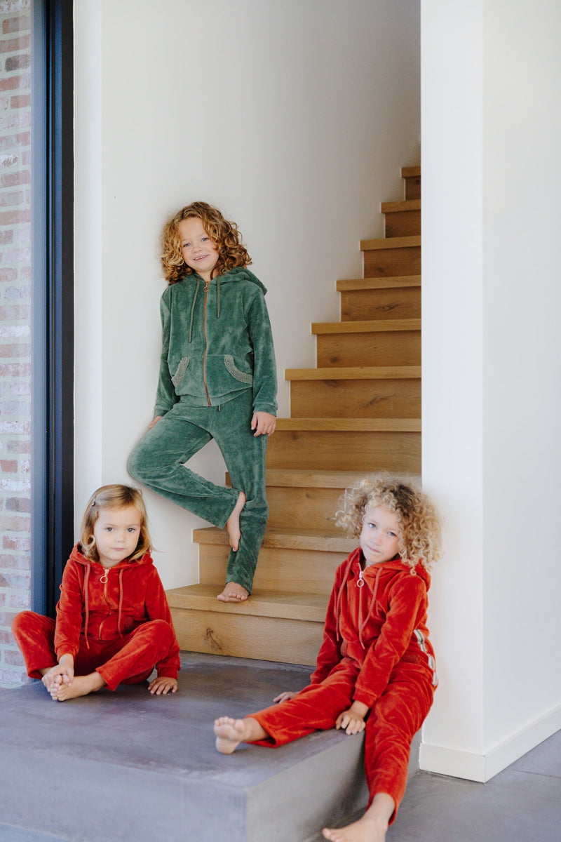 Alice et Maman- Kids Homewear Julia Velours Olive