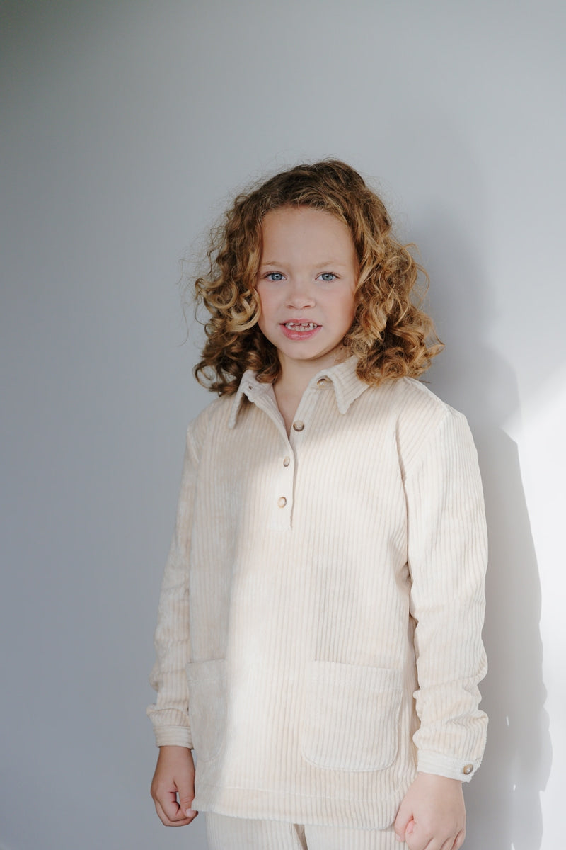 Alice et Maman- Kids Homewear Gloria Velours Ecru