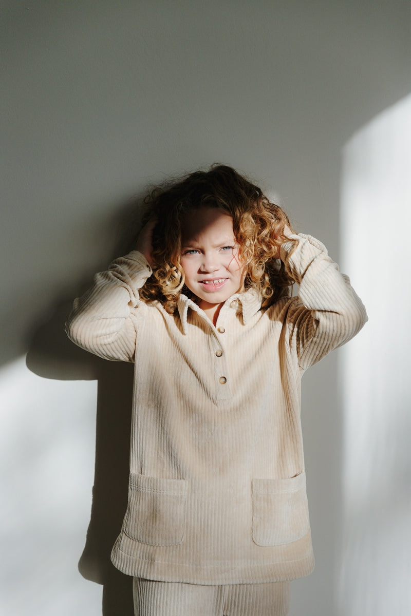 Alice et Maman- Kids Homewear Gloria Velours Ecru