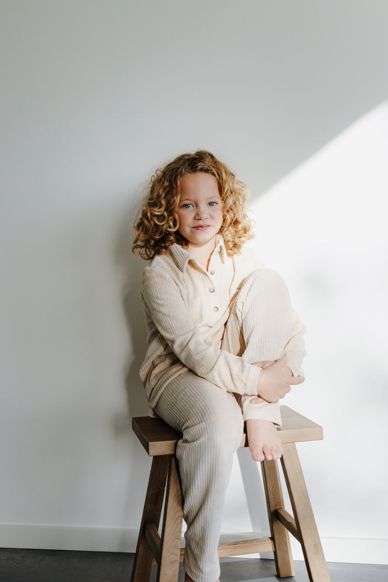 Alice et Maman- Kids Homewear Gloria Velours Ecru