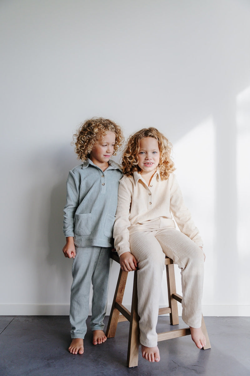 Alice et Maman- Kids Homewear Gloria Velours Ecru