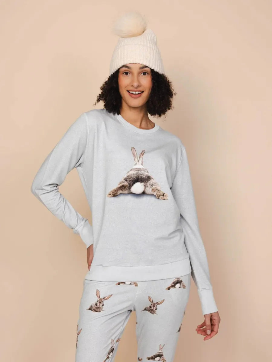 Bunny Bums Sweater & Pants set Women