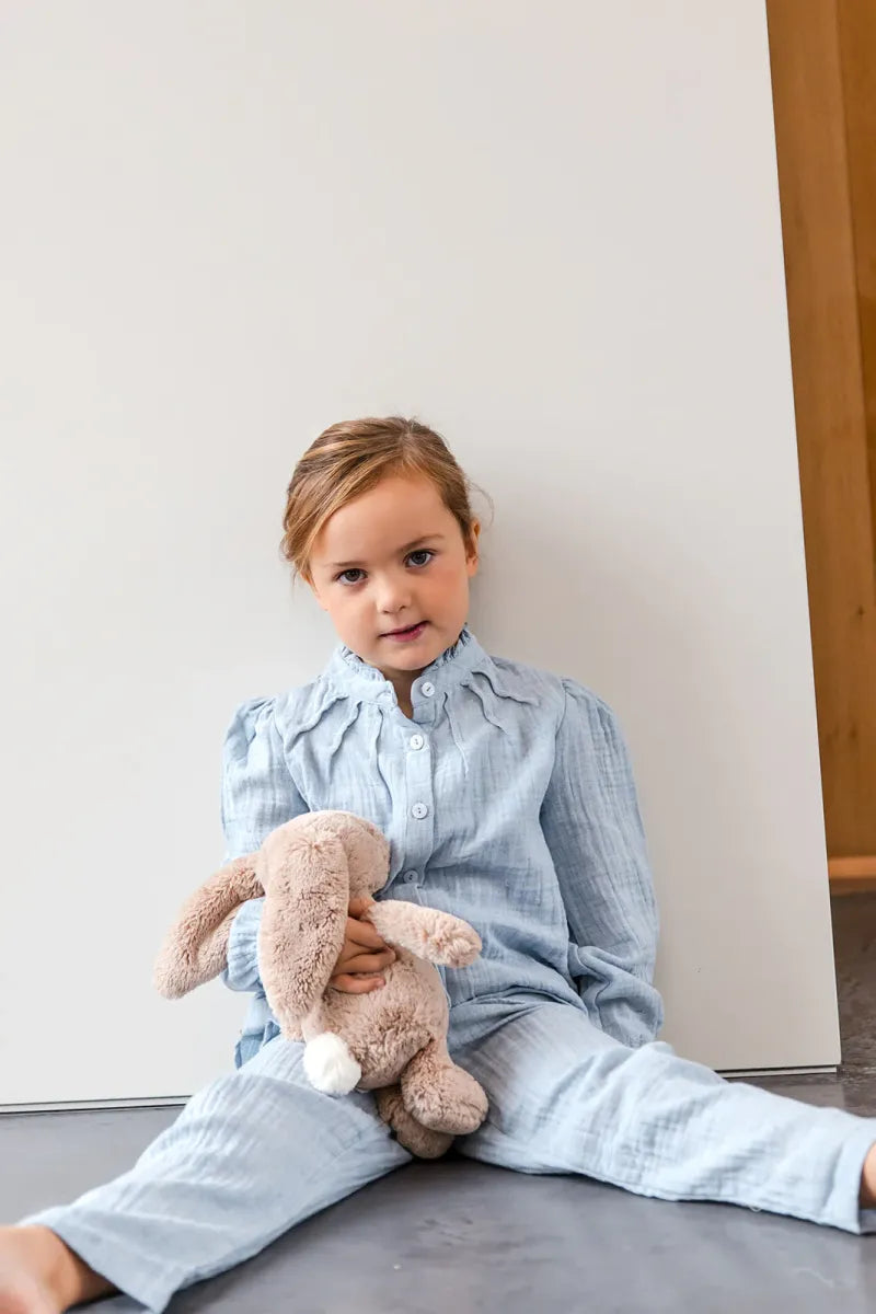 Alice et Maman- Kids Pyjama Ida Tetra Lichtblauw