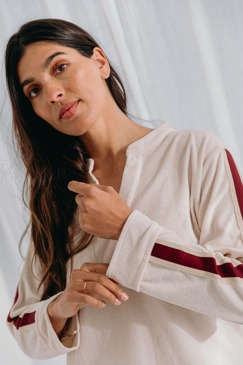 Alice et Maman- Homewear Kate velours latte