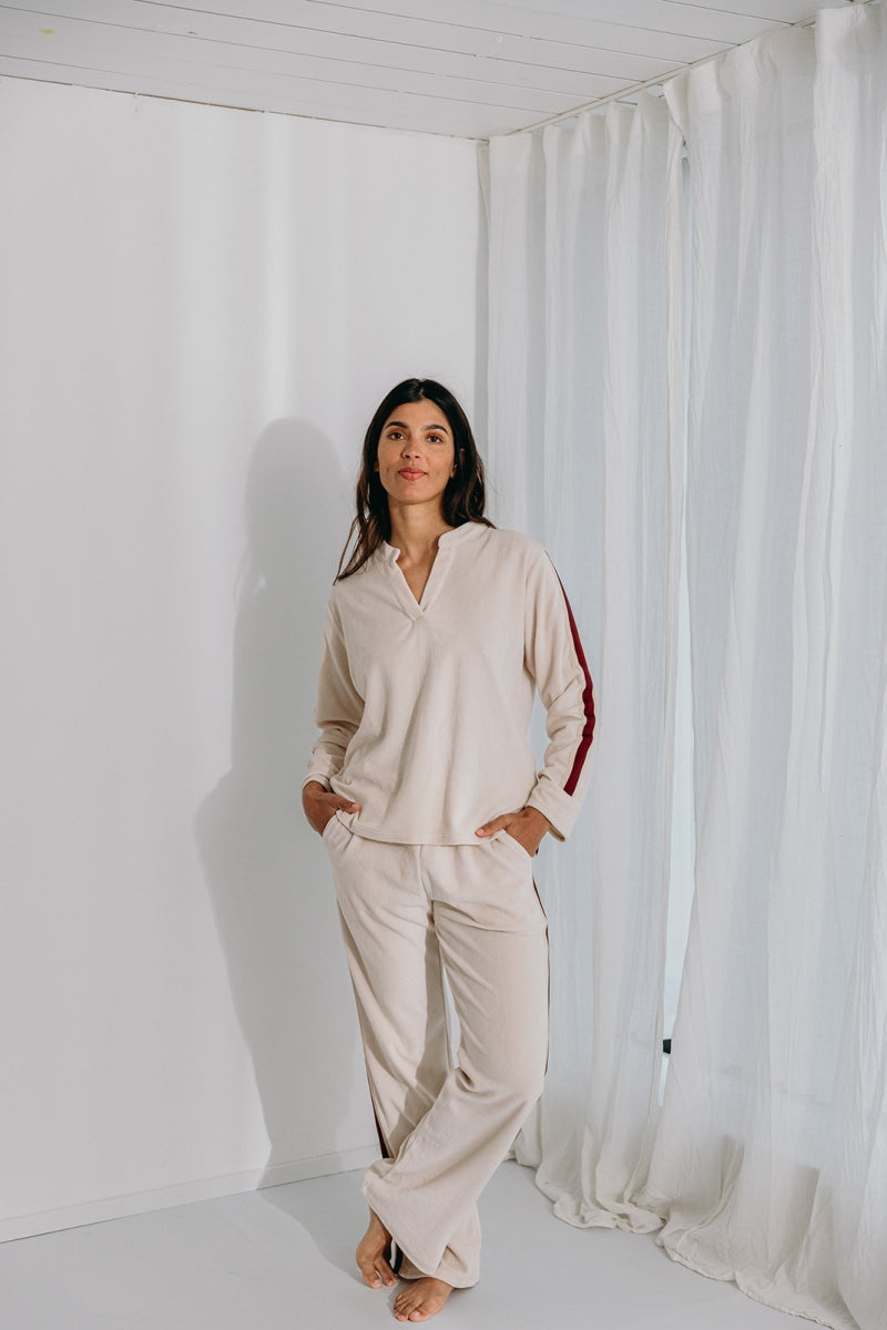 Alice et Maman- Homewear Kate velours latte