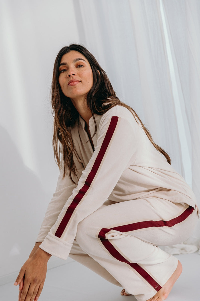 Alice et Maman- Homewear Kate velours latte