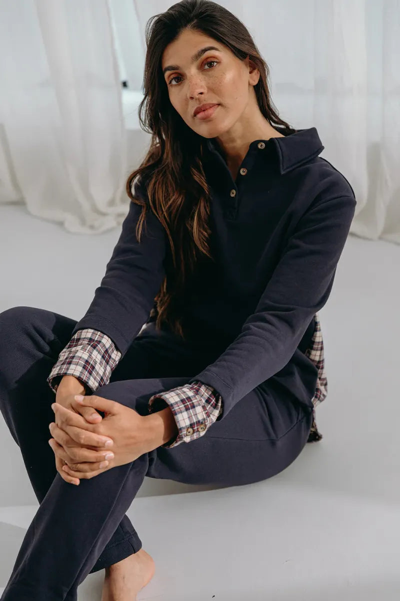 Alice et Maman- Homewear Jana marine